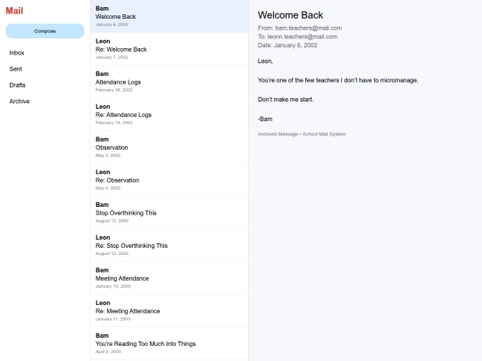 archives screenshot