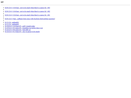 m4 screenshot