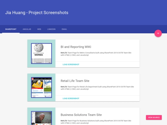 portfolio screenshot