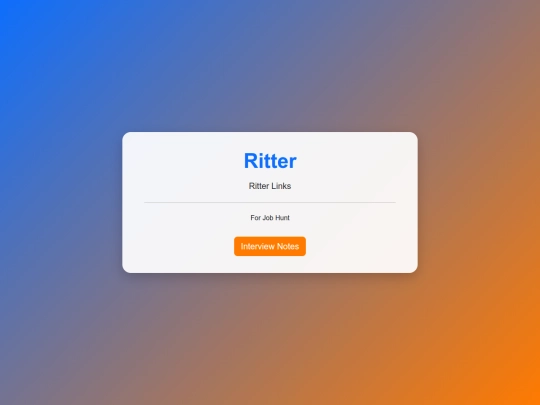 ritter screenshot