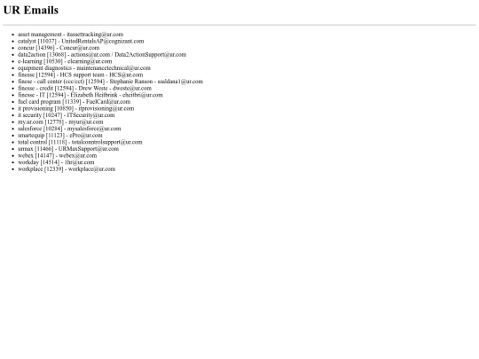 ur-emails screenshot