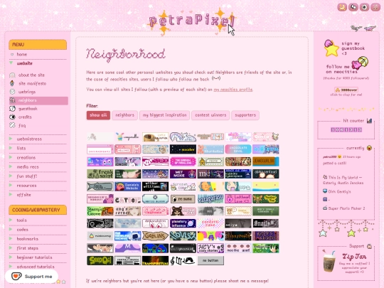 about/neighbors screenshot