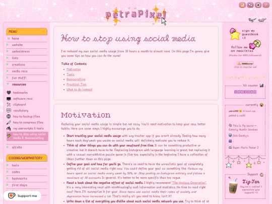 blog/why-i-stopped-using-social-media screenshot