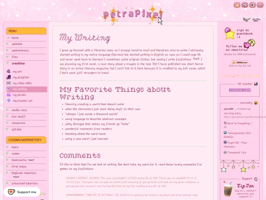 creations/writing screenshot