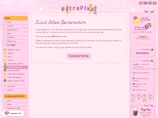 fun/list-idea-generator screenshot