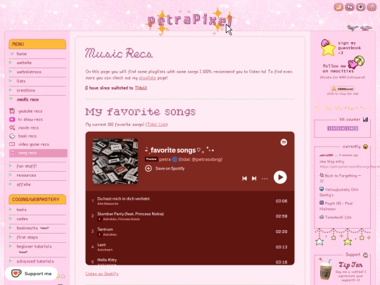 recs/music screenshot