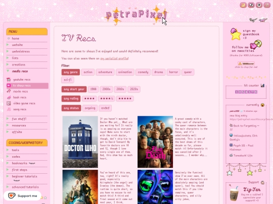 recs/tv-shows screenshot