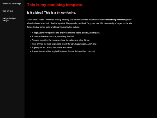 blog-template screenshot