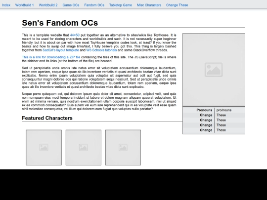 Fandom OCs screenshot