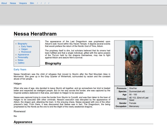 Game OCs/Nessa screenshot