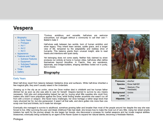 Game OCs/Vespera screenshot