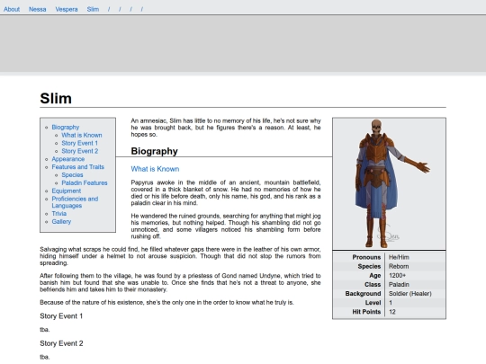TTRPG OCs/Slim screenshot