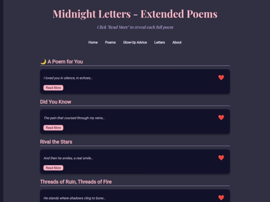 longpoems screenshot