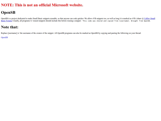 opensb screenshot