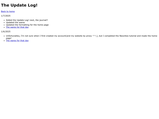 updatelog screenshot