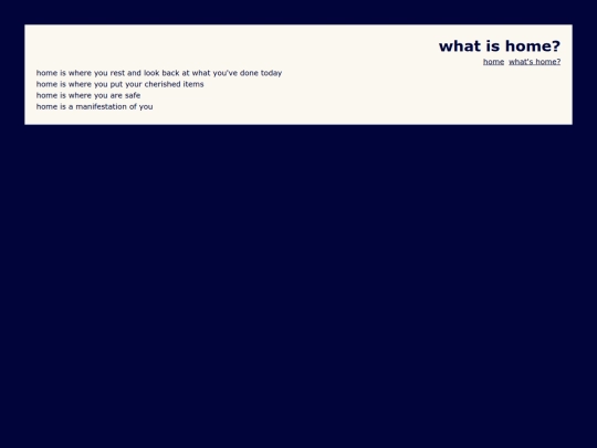 what-is-home screenshot