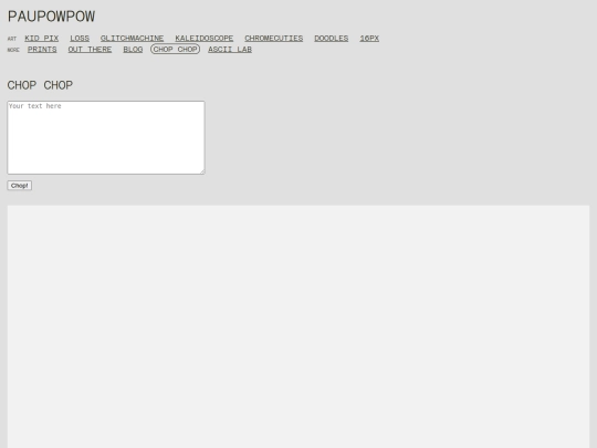 projects/chopchop screenshot