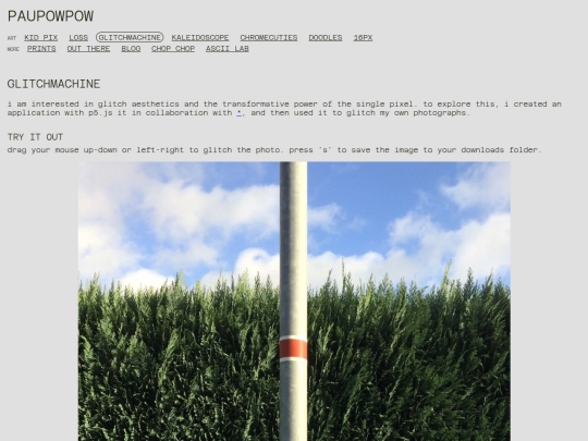 projects/glitchmachine screenshot