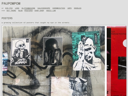 projects/posters screenshot