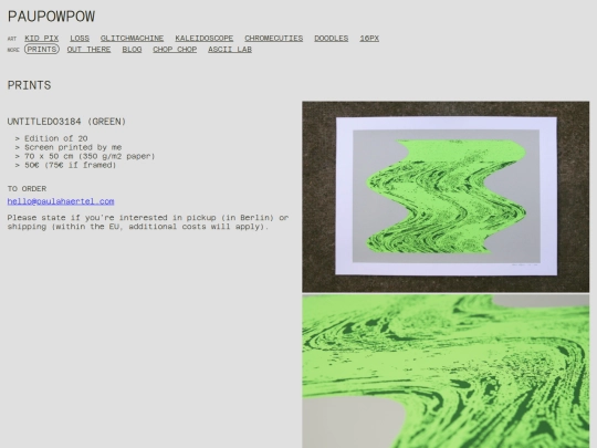 projects/prints screenshot