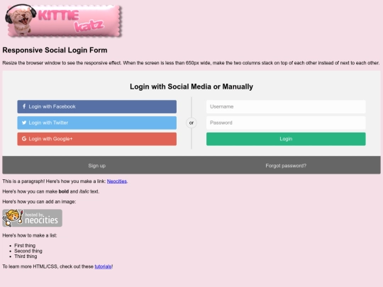 index screenshot