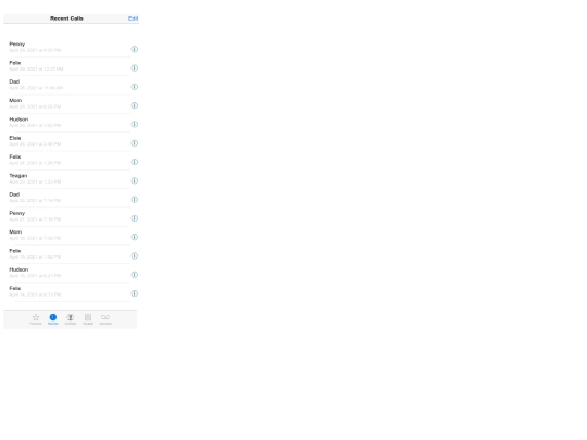 april/calls screenshot