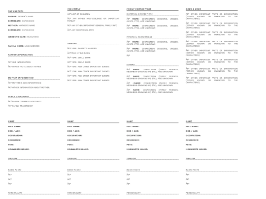 familyinfo screenshot