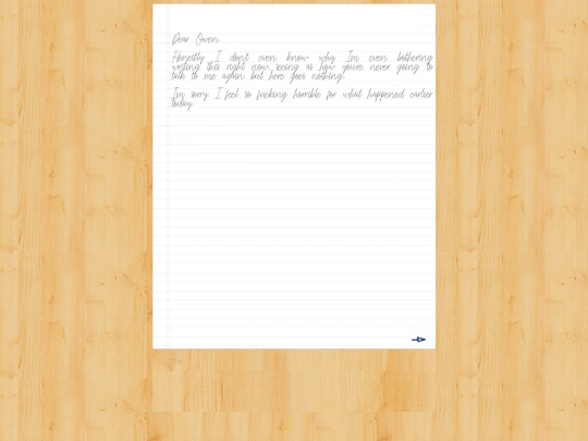 unsentletter screenshot
