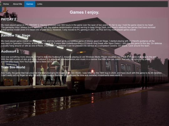 games screenshot