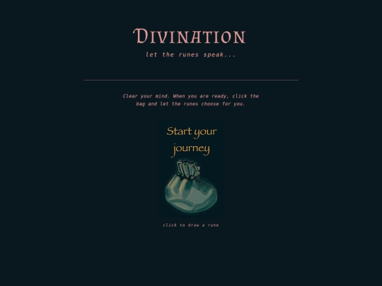 Divination screenshot