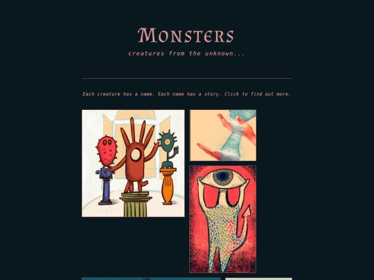 Monsters screenshot