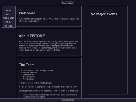 Subpages/Epitome screenshot