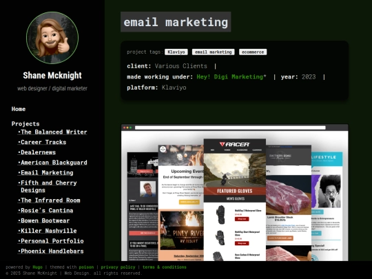 projects/email-marketing screenshot