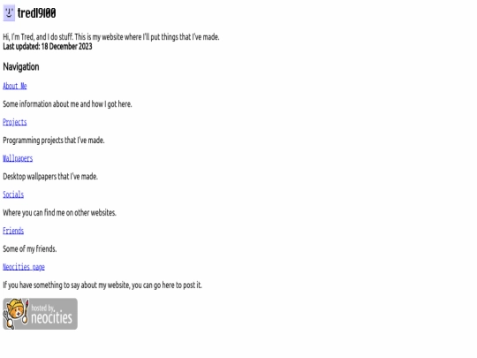 index screenshot
