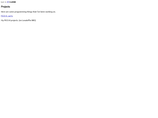 projects screenshot