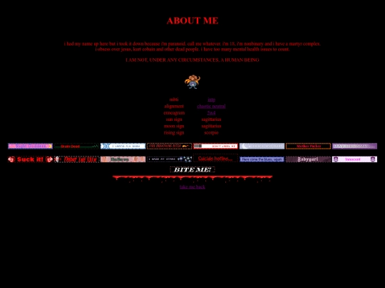 about-me screenshot