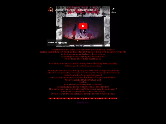 music/institutionalized screenshot