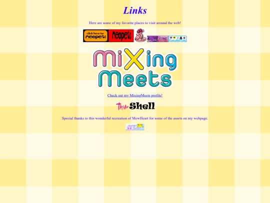 links screenshot