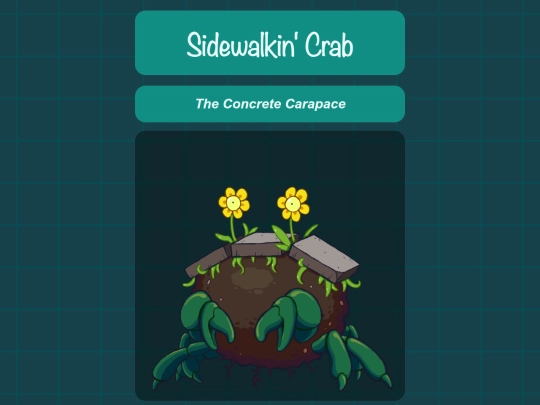 sidewalkincrab screenshot