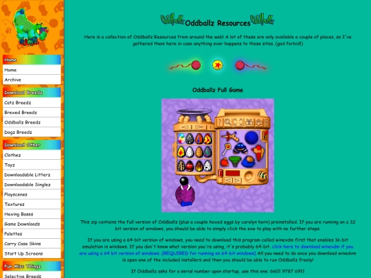 oddballzresource screenshot