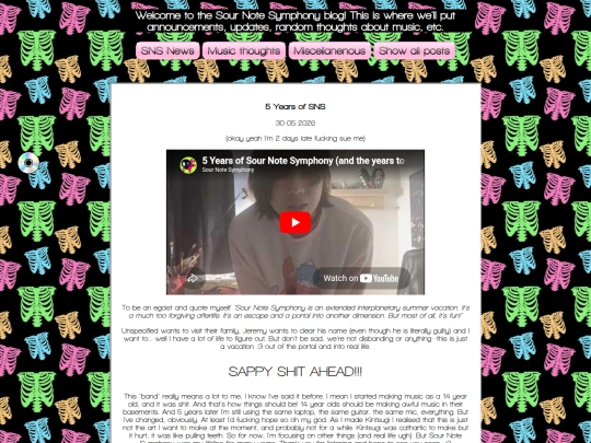blog screenshot