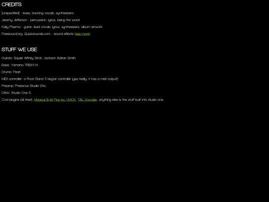 credits screenshot