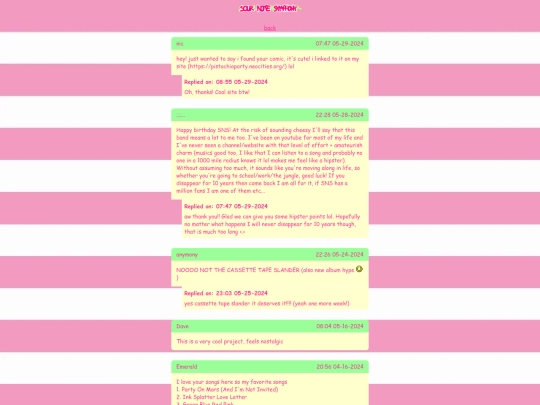 guestbookarchive screenshot