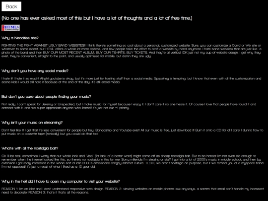 questions screenshot