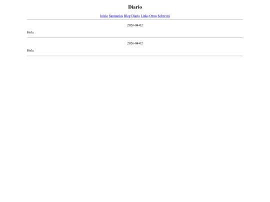 Diario screenshot