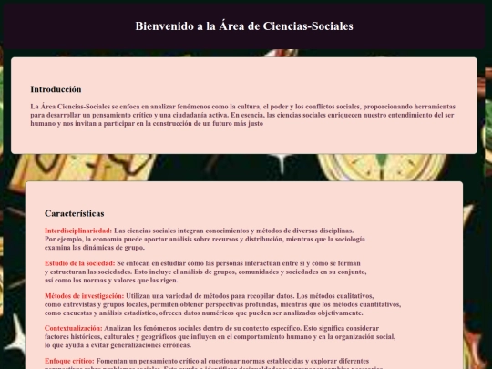 Ciencias Sociales screenshot
