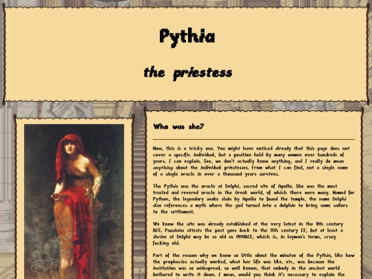 pages/pythia screenshot
