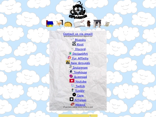 links screenshot