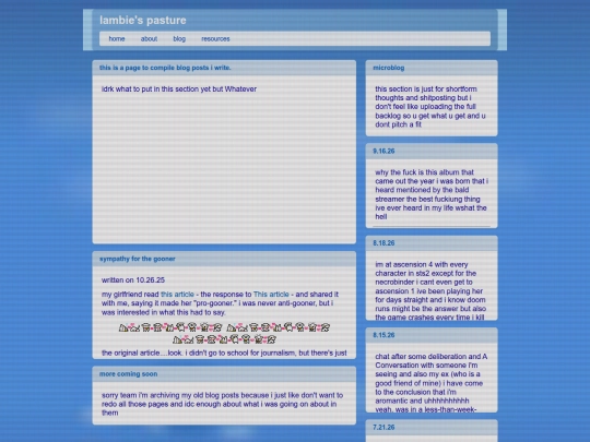 blog screenshot