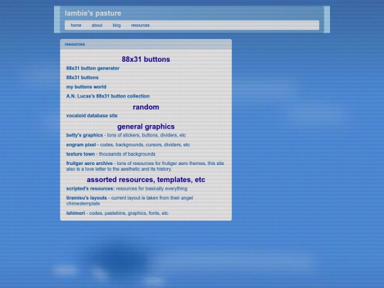 resources screenshot